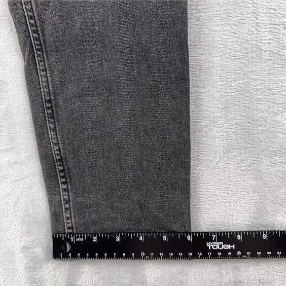 Everlane High Rise Straight Leg Jeans Womens Size 25 Regular Charcoal Wash Black - Picture 11 of 13